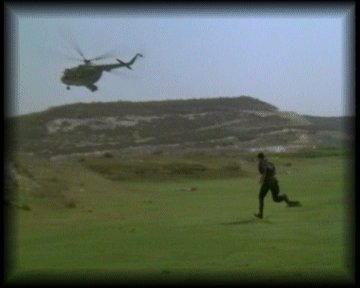 Halsey battles a Russian chopper!