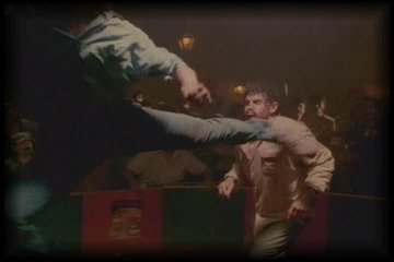 Benson gets caught in a bar-fight