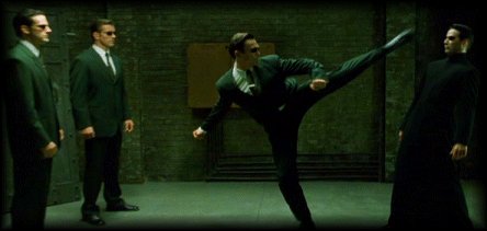 Keanu acts to the best of his ability!
