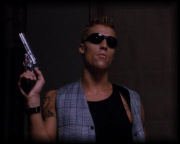 Daniel's brother Cliff as Len the assassin