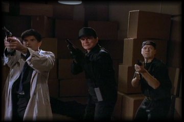 The SWAT team has a close encounter of the cardboard kind!